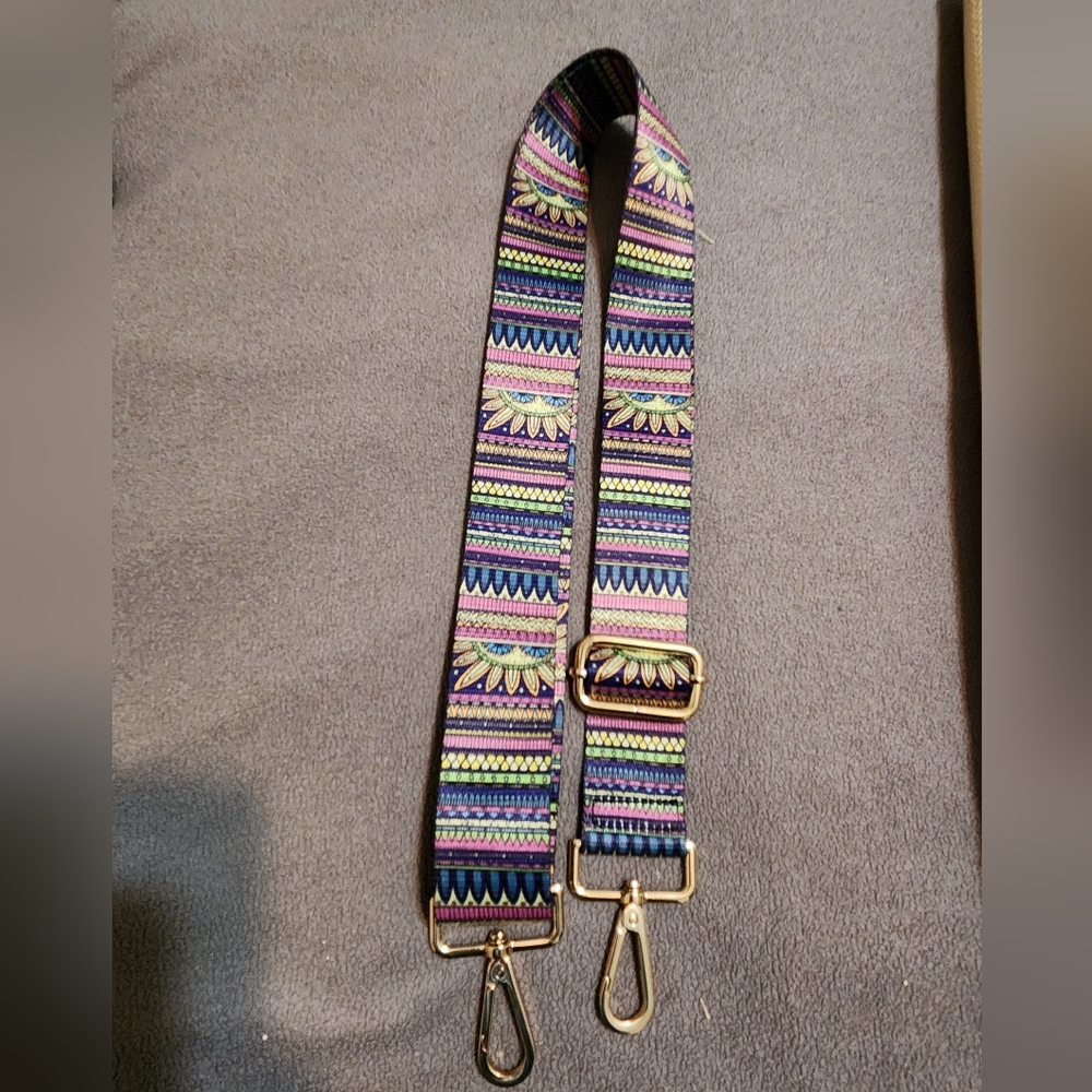 Adjustable Patterned Shoulder Strap for Women Accessories - Multicolor